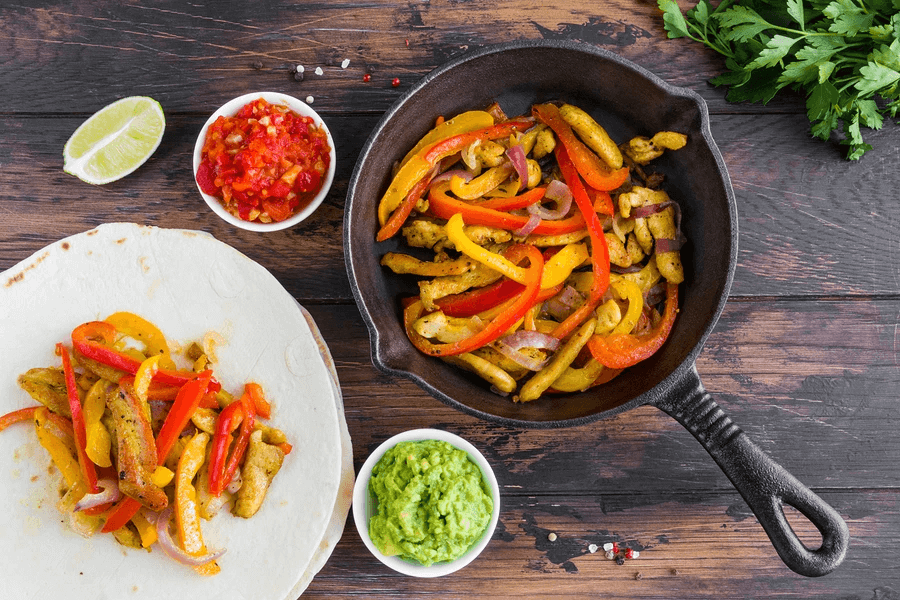 Chicken Fajitas & Salsa Recipe  🌮 - HerbaChoices