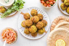Oven Baked Mushroom Falafel Balls