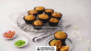 Sun Dried Tomato Roasted Pepper Muffins