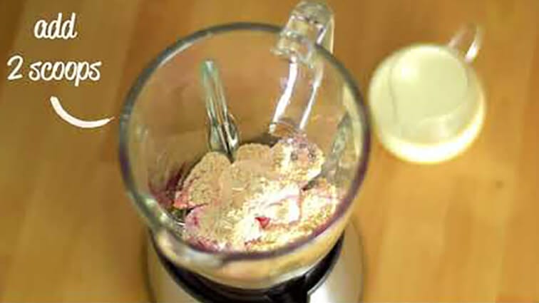 strawberry and mint shake
