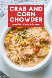 Healthy Crab and Corn Chowder - HerbaChoices