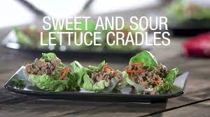 Sweet and Sour Lettuce Cradles - HerbaChoices