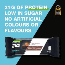 Load image into Gallery viewer, Achieve Protein Bars- 6 x 60g Dark Chocolate bars HerbaChoices