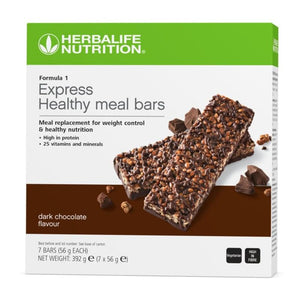 Formula 1 Express Healthy Meal Bars Dark Chocolate 7 bars per box HerbaChoices