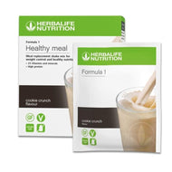 Formula 1 Nutritional Shake Mix Sachets Cookie crunch Pack of 7 sachets HerbaChoices