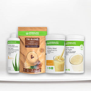 Vegan Pack - Tri Blend Coffee Caramel with Formula flavoured shake - HerbaChoices
